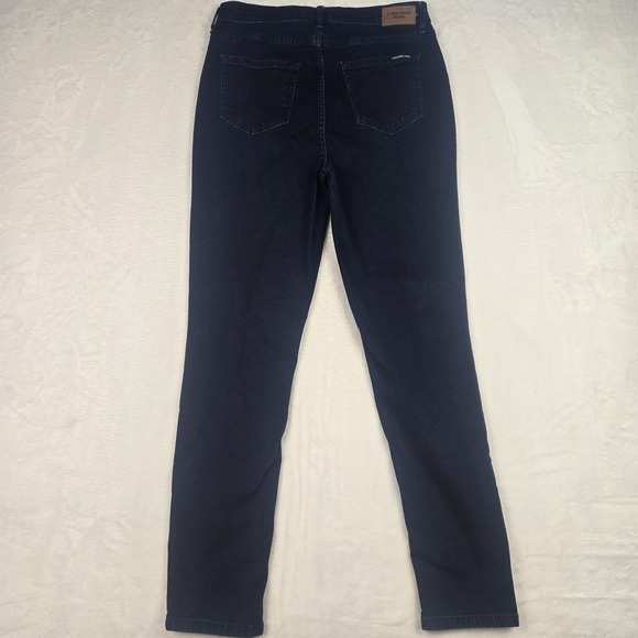 Calvin Klein Jeans Womens 10 Dark Wash Blue Jeans High Rise Skinny Jeans‎ Denim - Picture 9 of 12